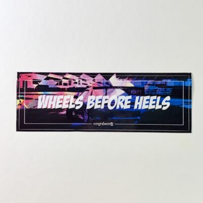 Slap sticker 'wheels'